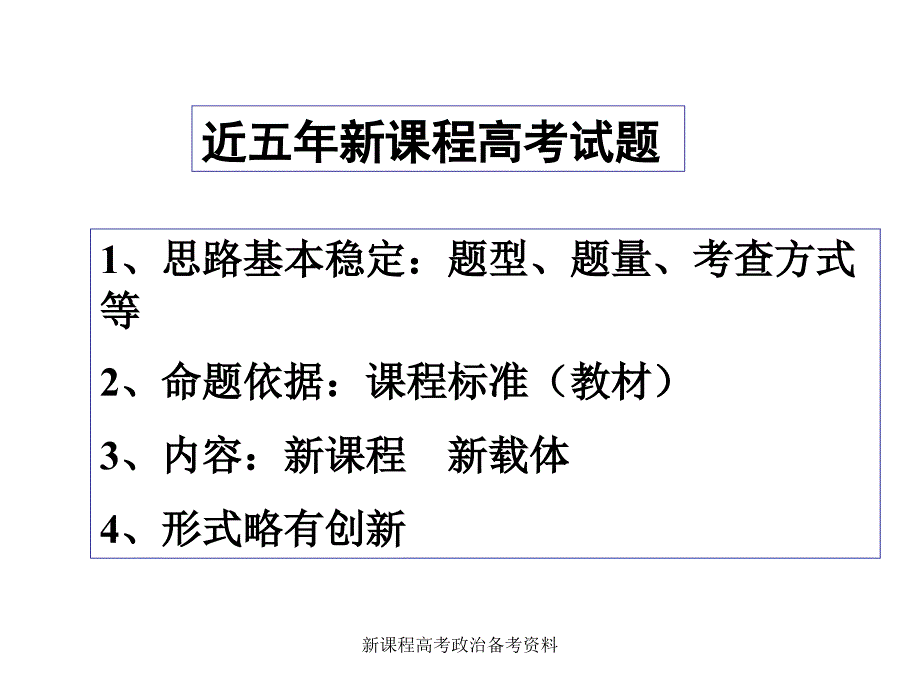 新课程高考政治备考资料课件_第4页