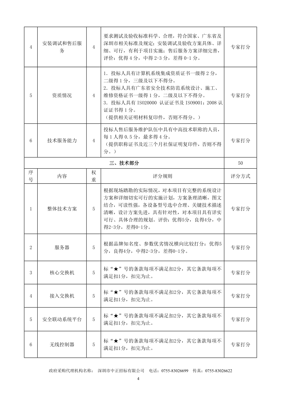 校园网络建设项目招标书_第4页