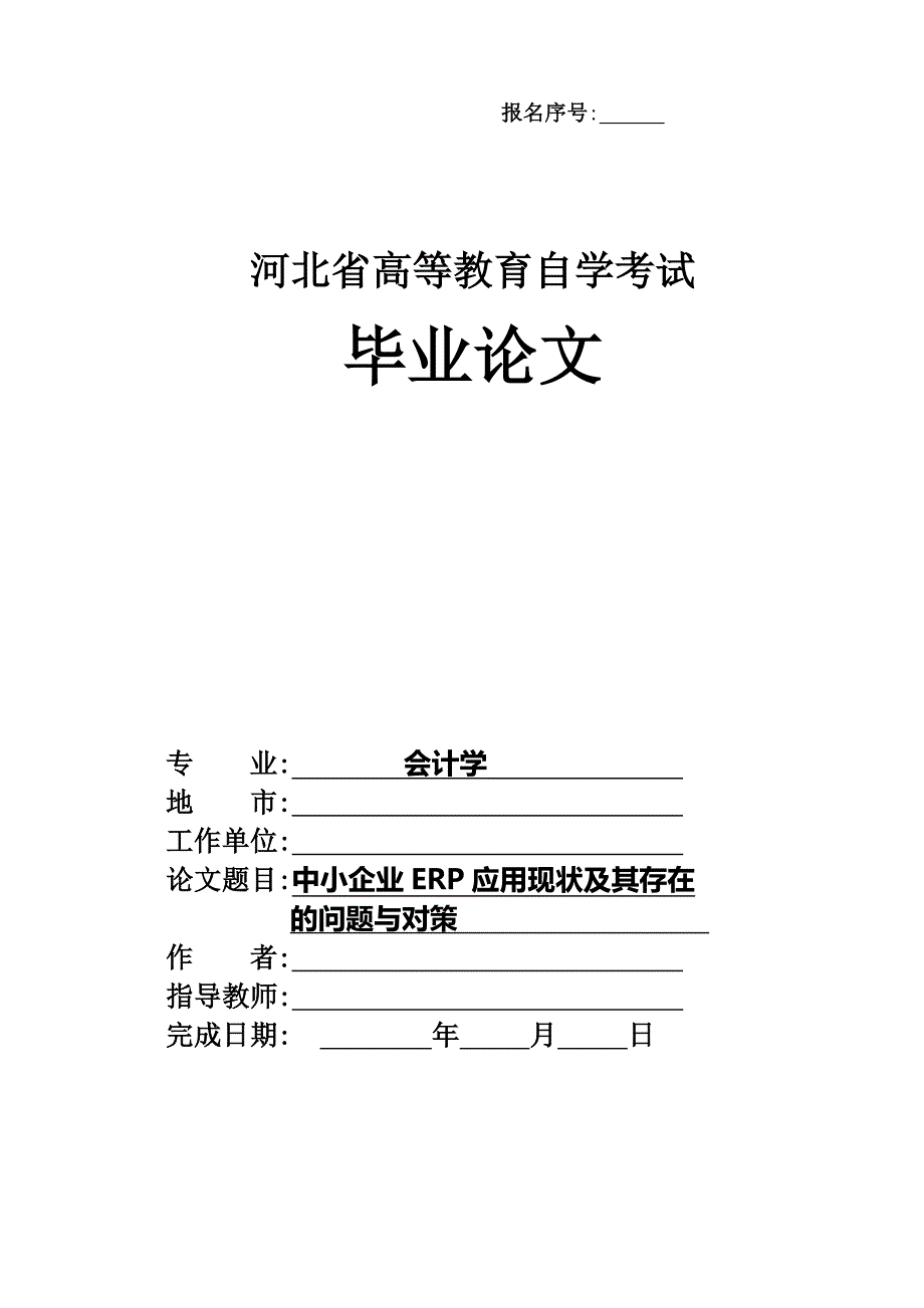 我国中小企业实施ERP的现状_第1页