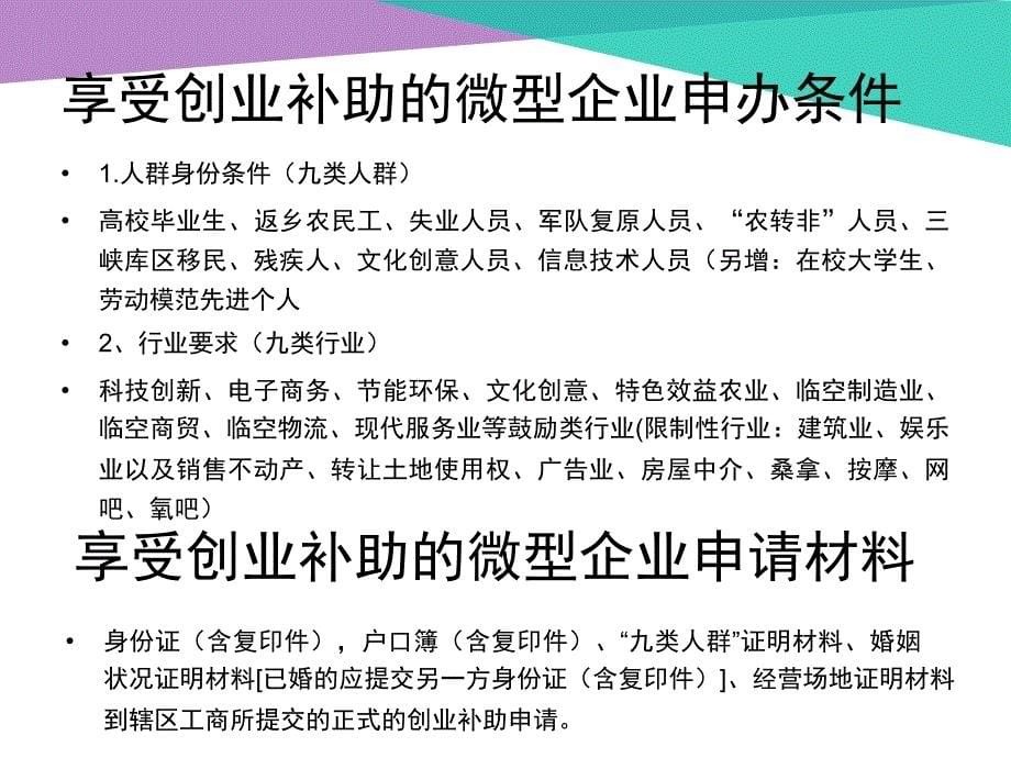 小微企业相关政策精讲_第5页