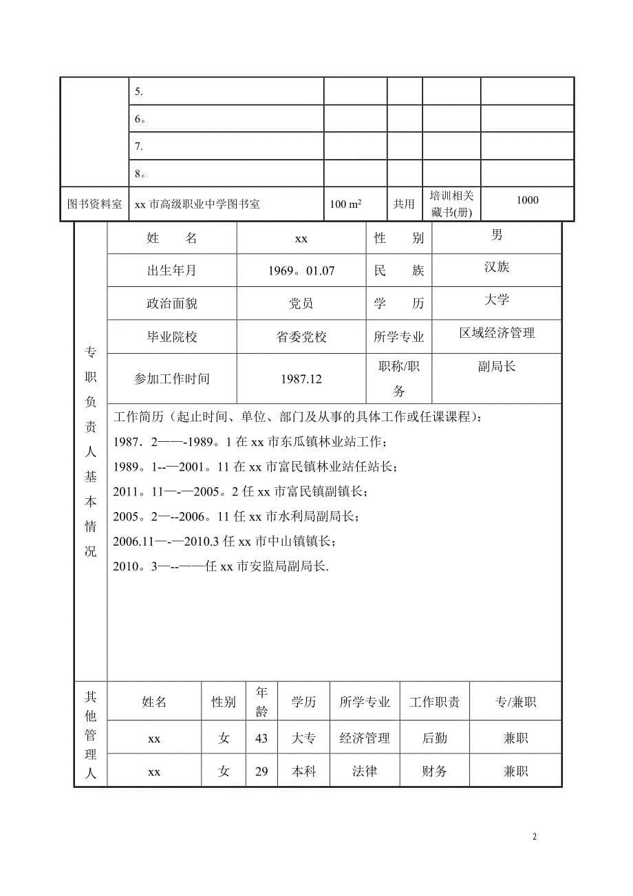 安全培训机构申报材料_第5页