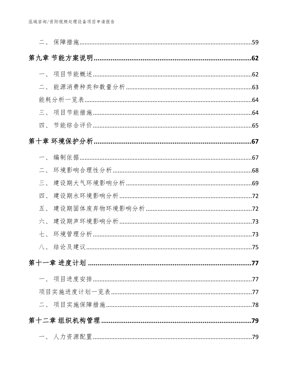 资阳视频处理设备项目申请报告【范文】_第4页