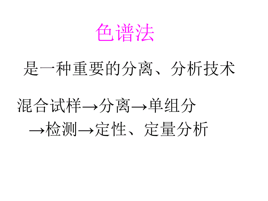 色谱分析法概论课件_第1页