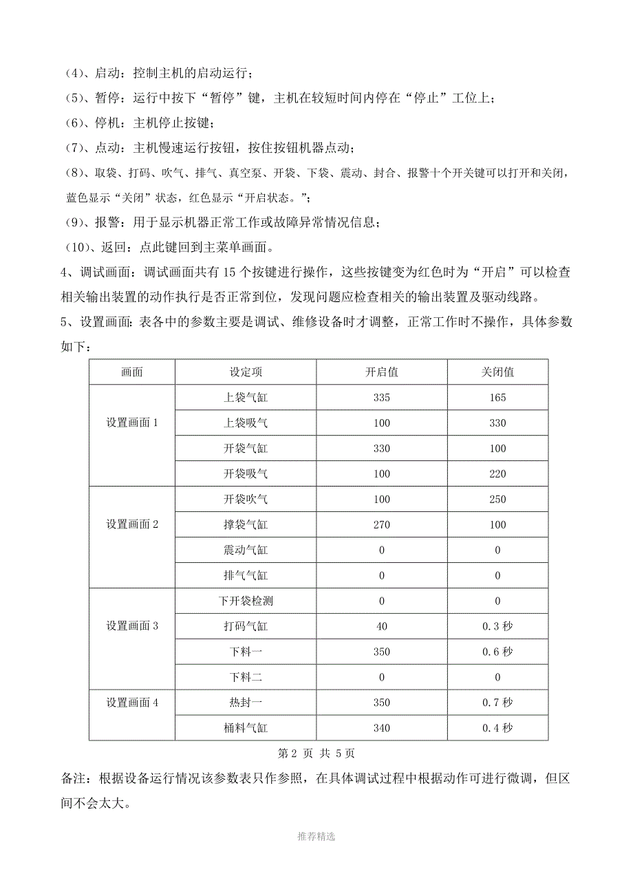 RZ-200型给袋式包装机操作手册_第2页