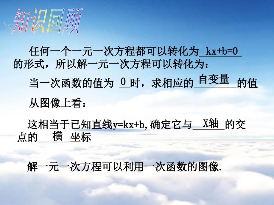 数学【北师大版】八年级下册：2.2.5一元一次不等式与一次函数1课件_第3页