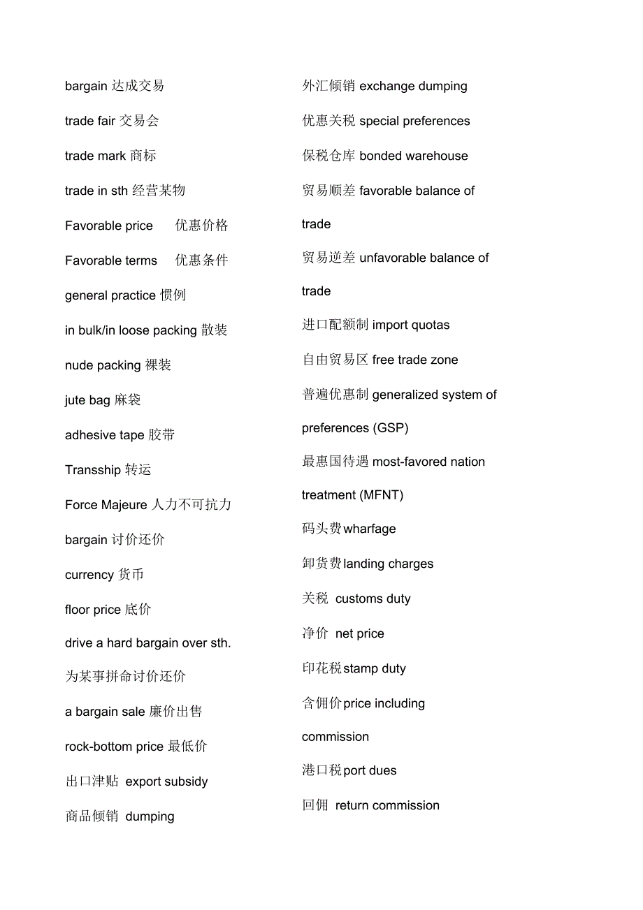 常用外贸术语_第3页