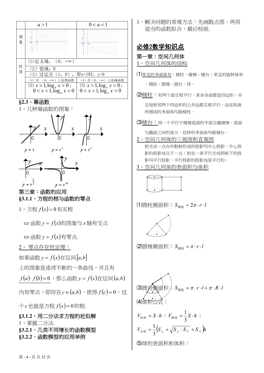 高考数学文科知识点总结(DOC 30页)_第4页