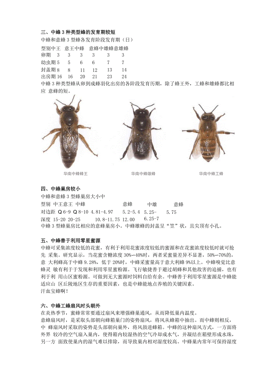 中华蜂和意蜂的概述_第3页