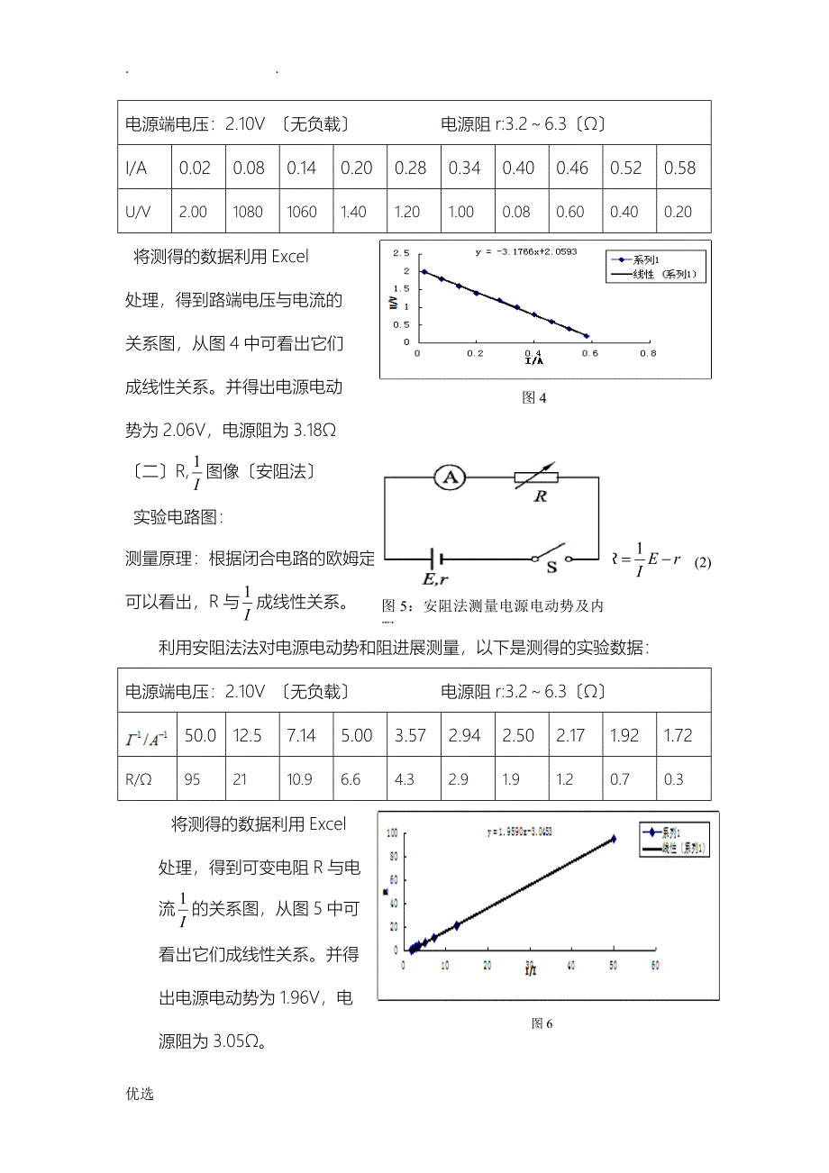 测电源电动势及内阻的实验方法及数据处理探讨_第3页