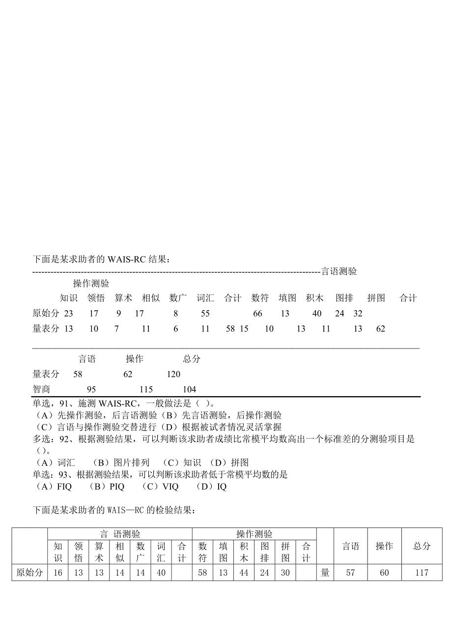 心理咨询师三级考试卷_第1页