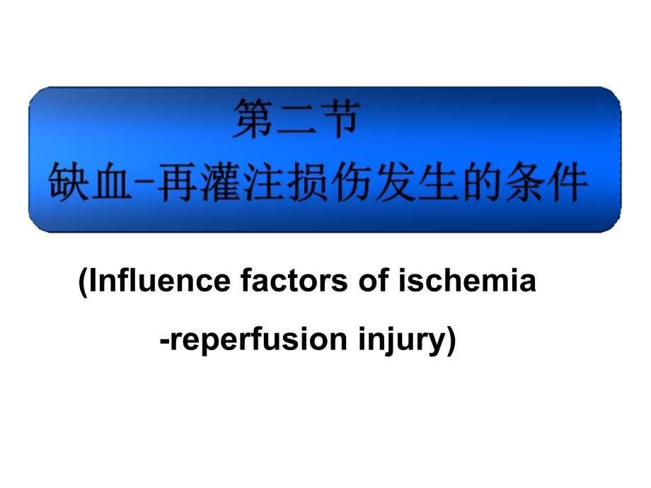 病理生理学缺血再灌注PPT课件_第5页