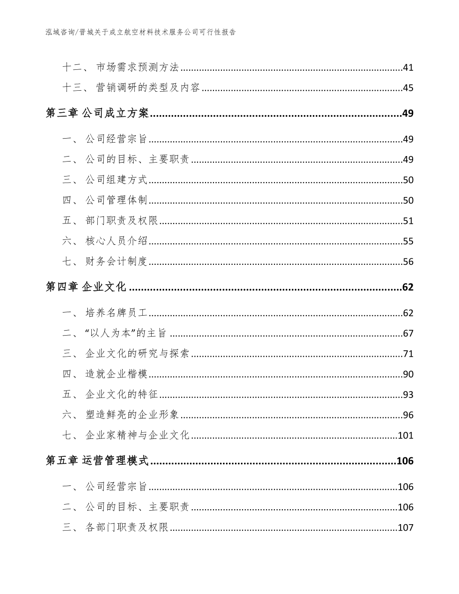 晋城关于成立航空材料技术服务公司可行性报告_模板范本_第3页