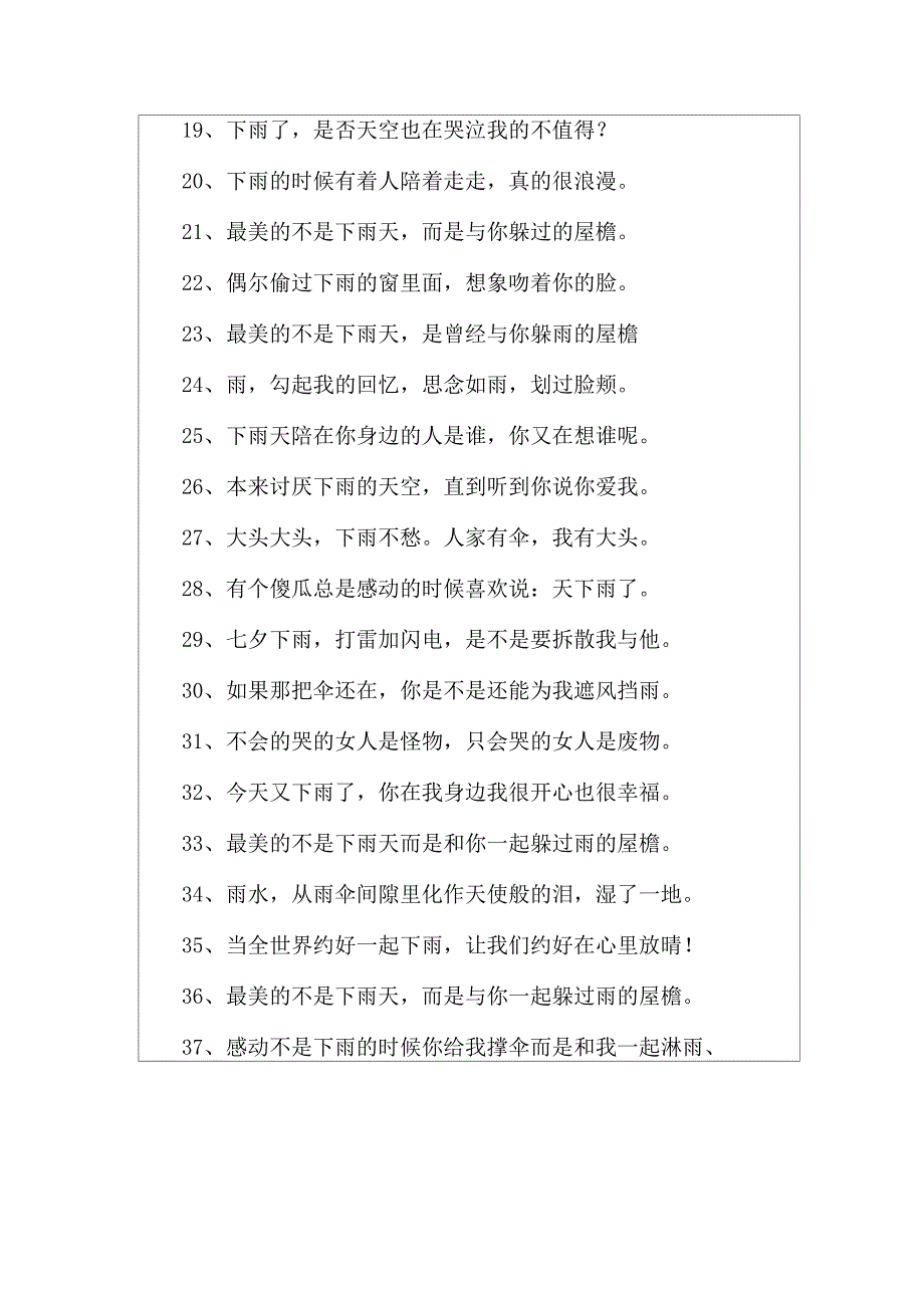 下雨天的幽默简短说说_第2页