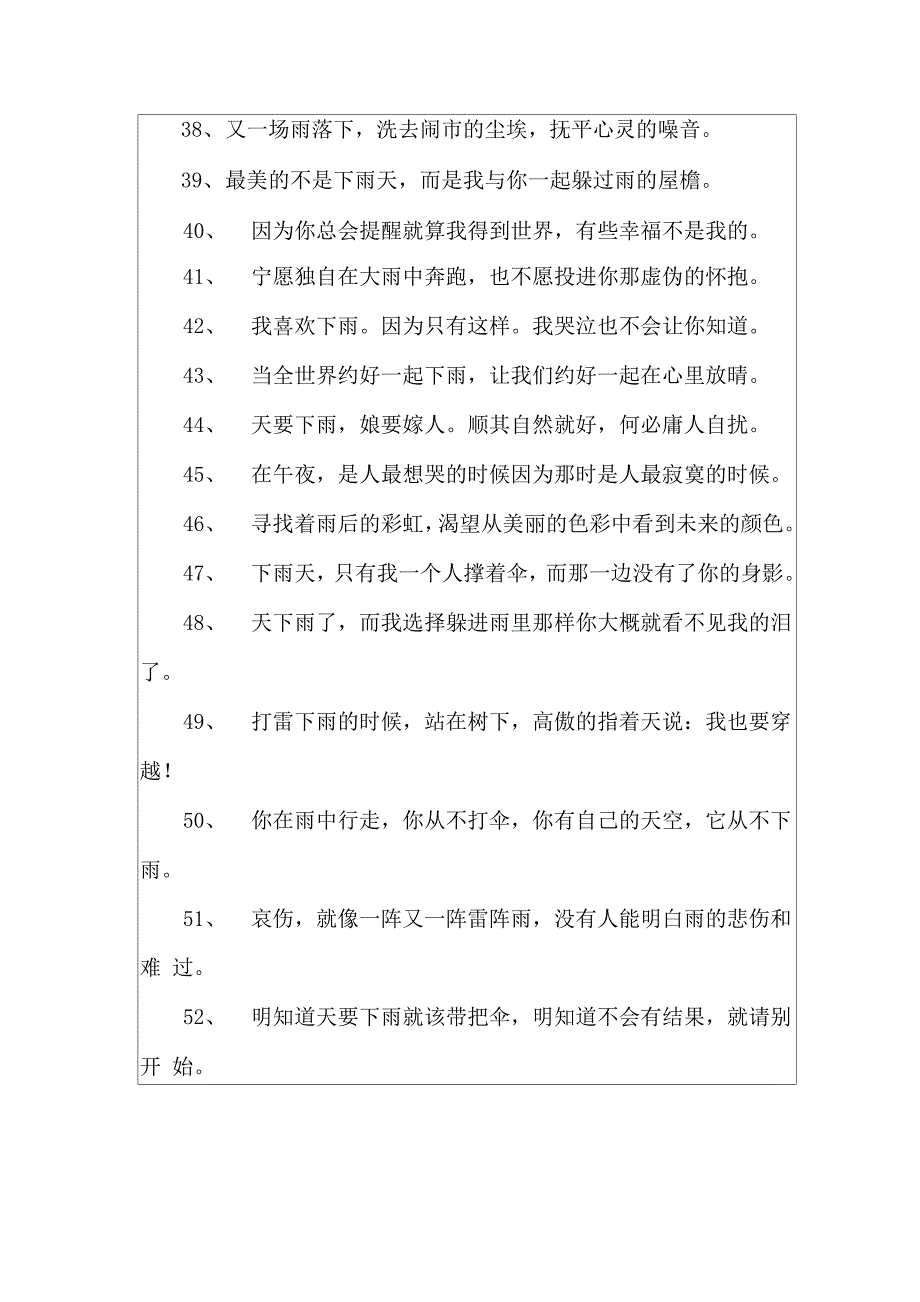 下雨天的幽默简短说说_第3页