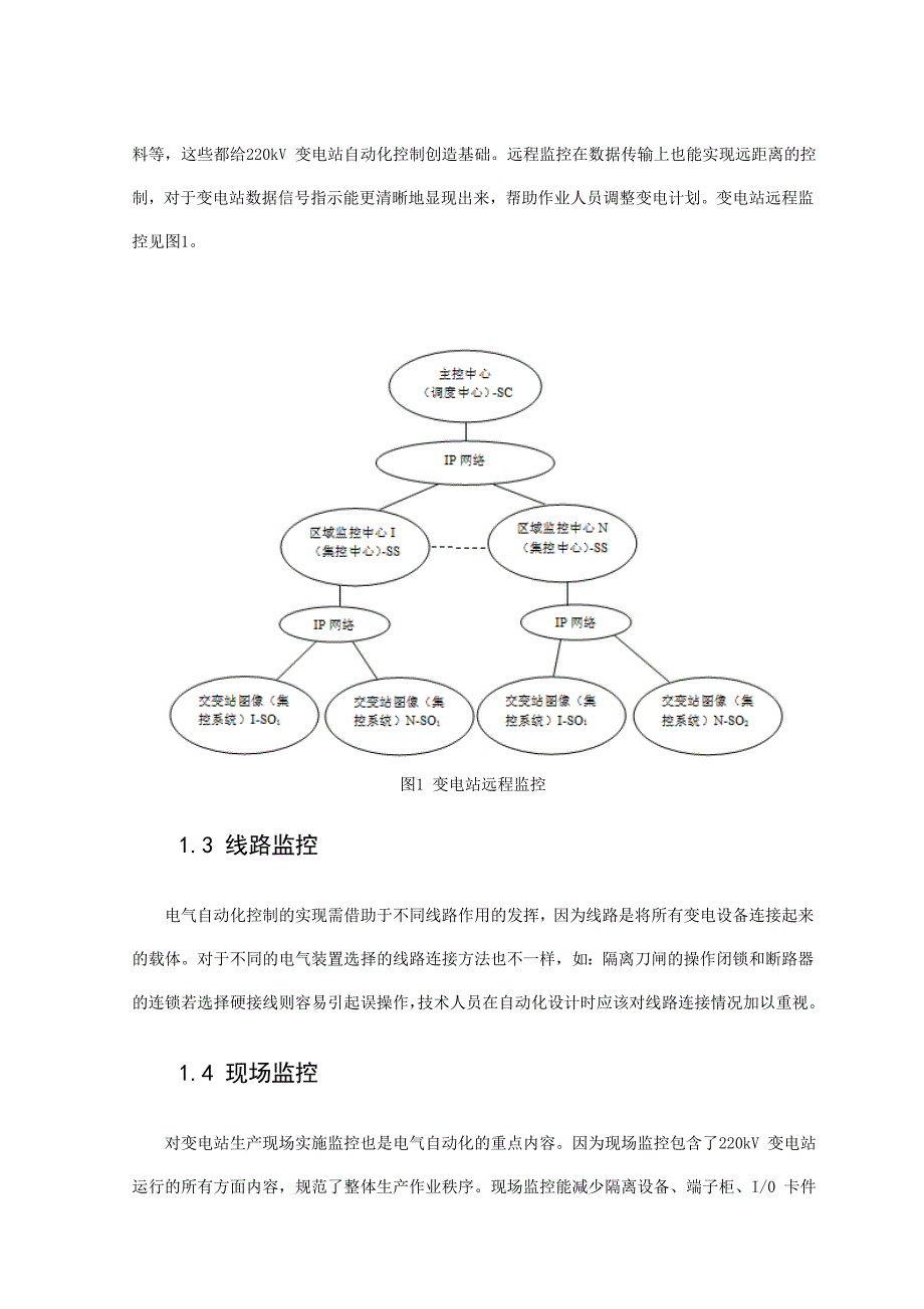 220kV变电站电气自动化控制系统浅析及其应用--毕业论文_第2页