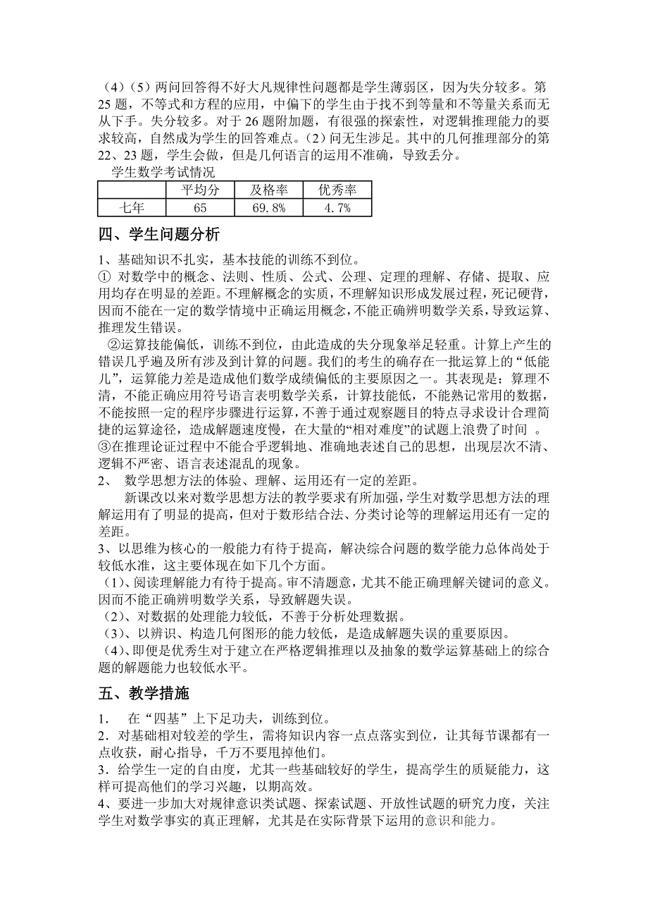 初中数学试卷分析.doc_第2页