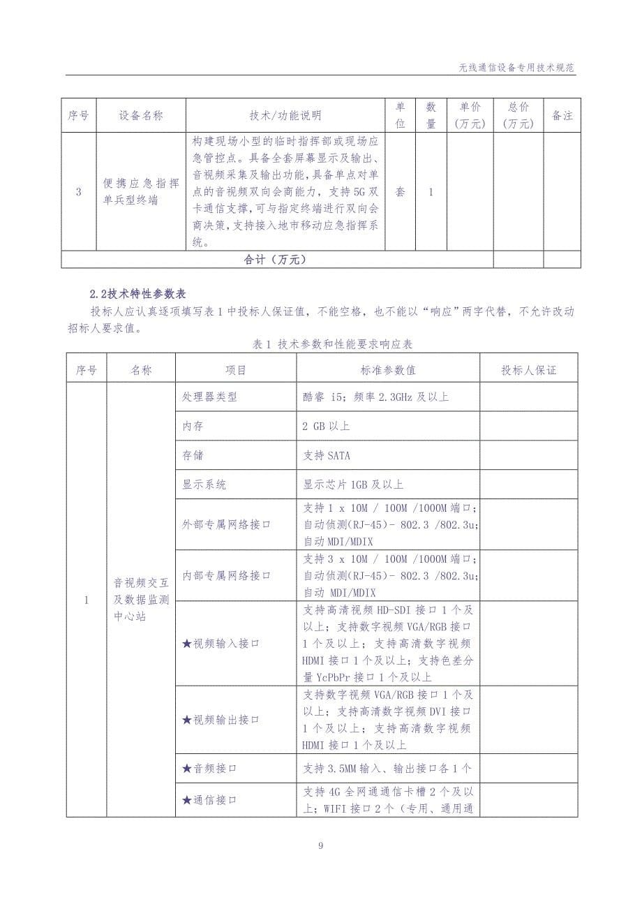 3、应急移动通信（公网音视频）终端技术条件书（专用部分）20230208（天选打工人）.docx_第5页