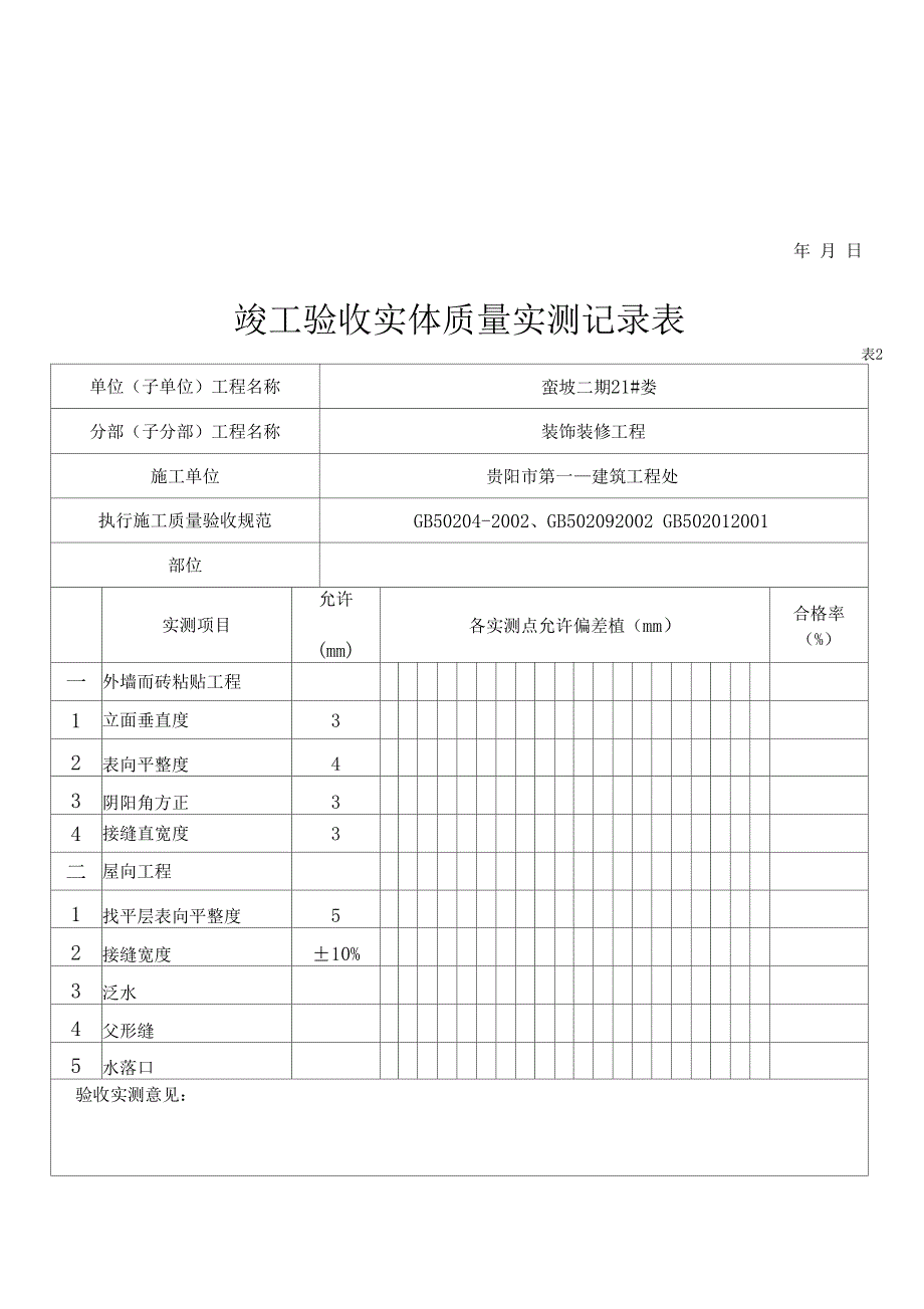 分部工程验收实测实量记录表_第4页