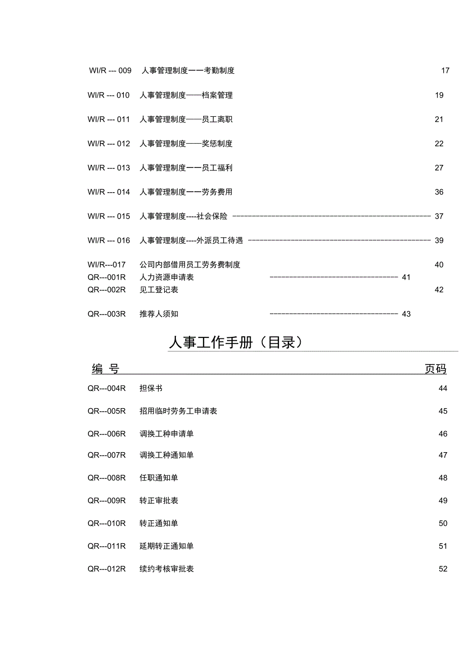 物业管理深圳公司人事手册_第2页