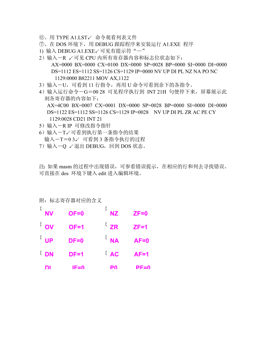 华南理工大学微机与接口实验报告(四实验,题目原理流程图代码截图完整版)_第4页