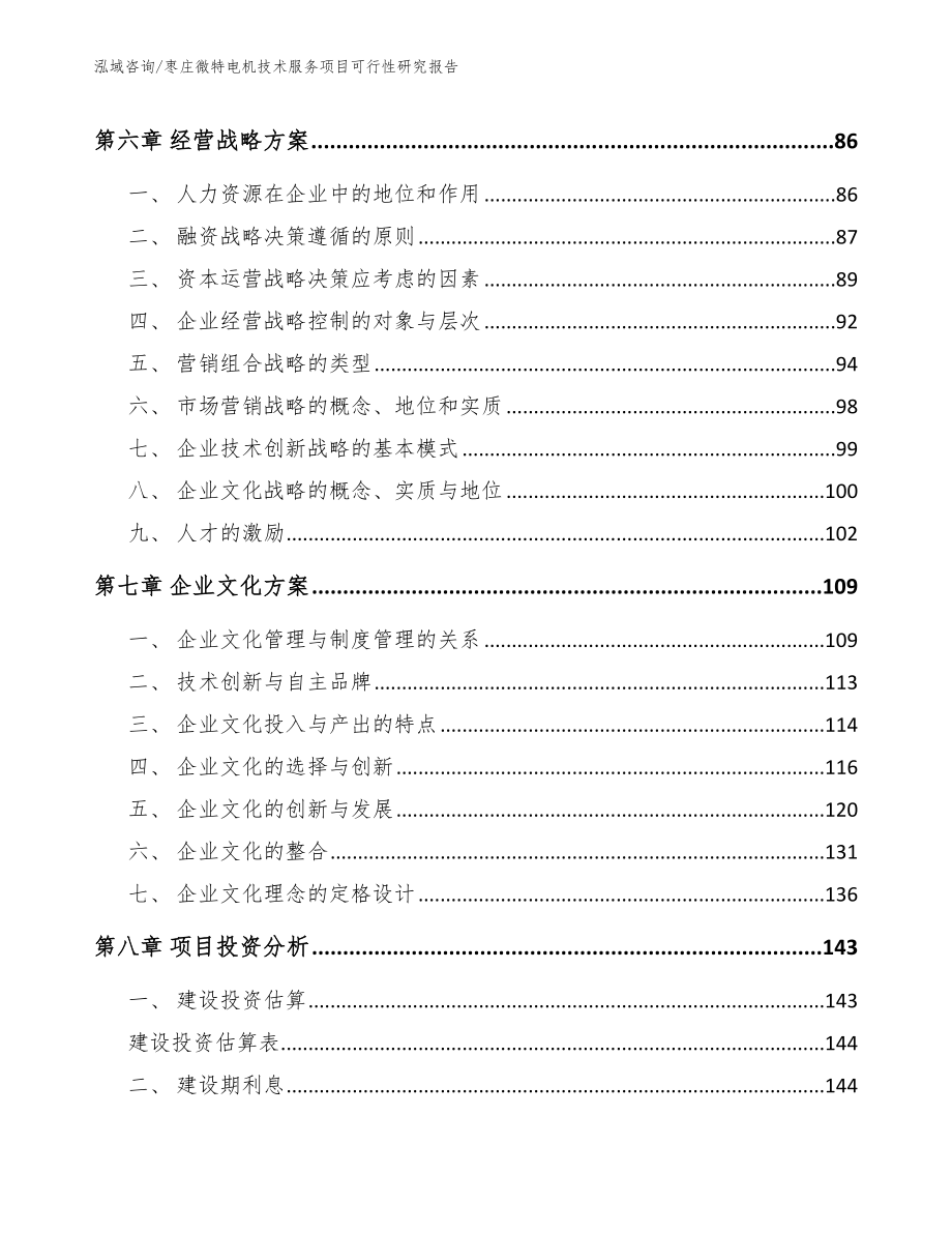 枣庄微特电机技术服务项目可行性研究报告（范文参考）_第3页