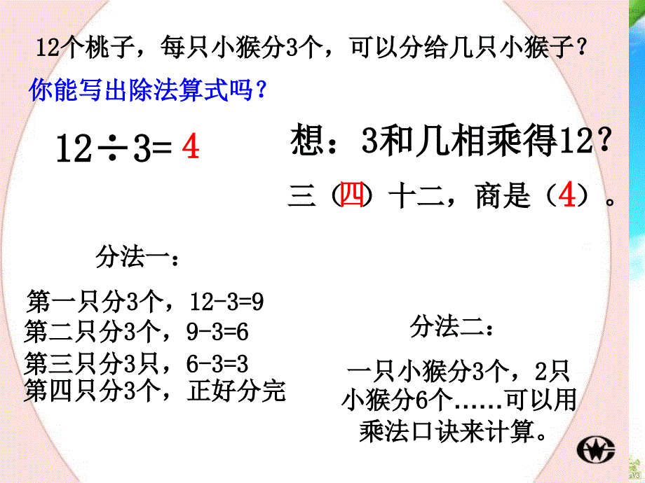 二年级下册用2~6的乘法口诀求商例1_第3页