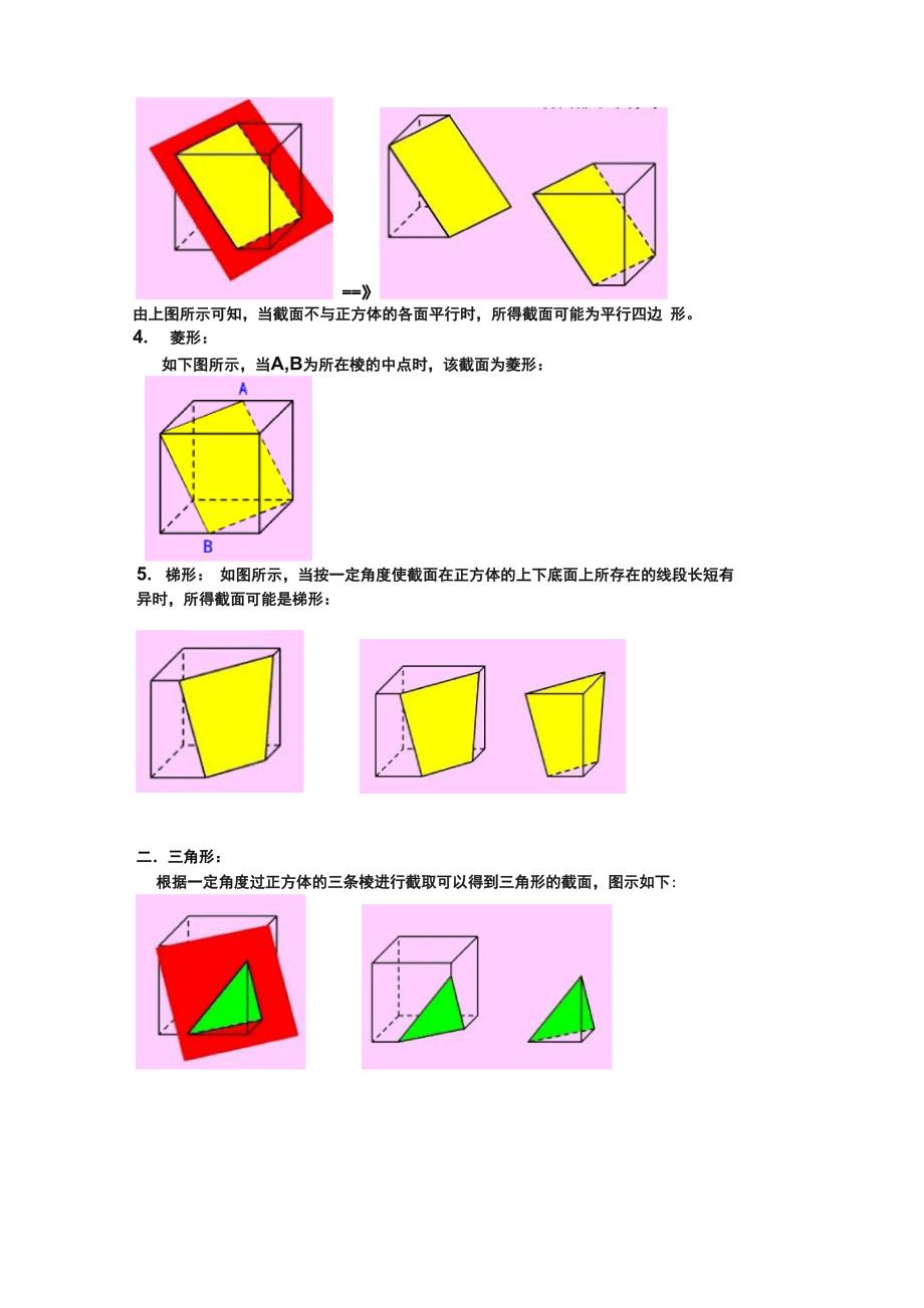 正方体的截面问题_第2页