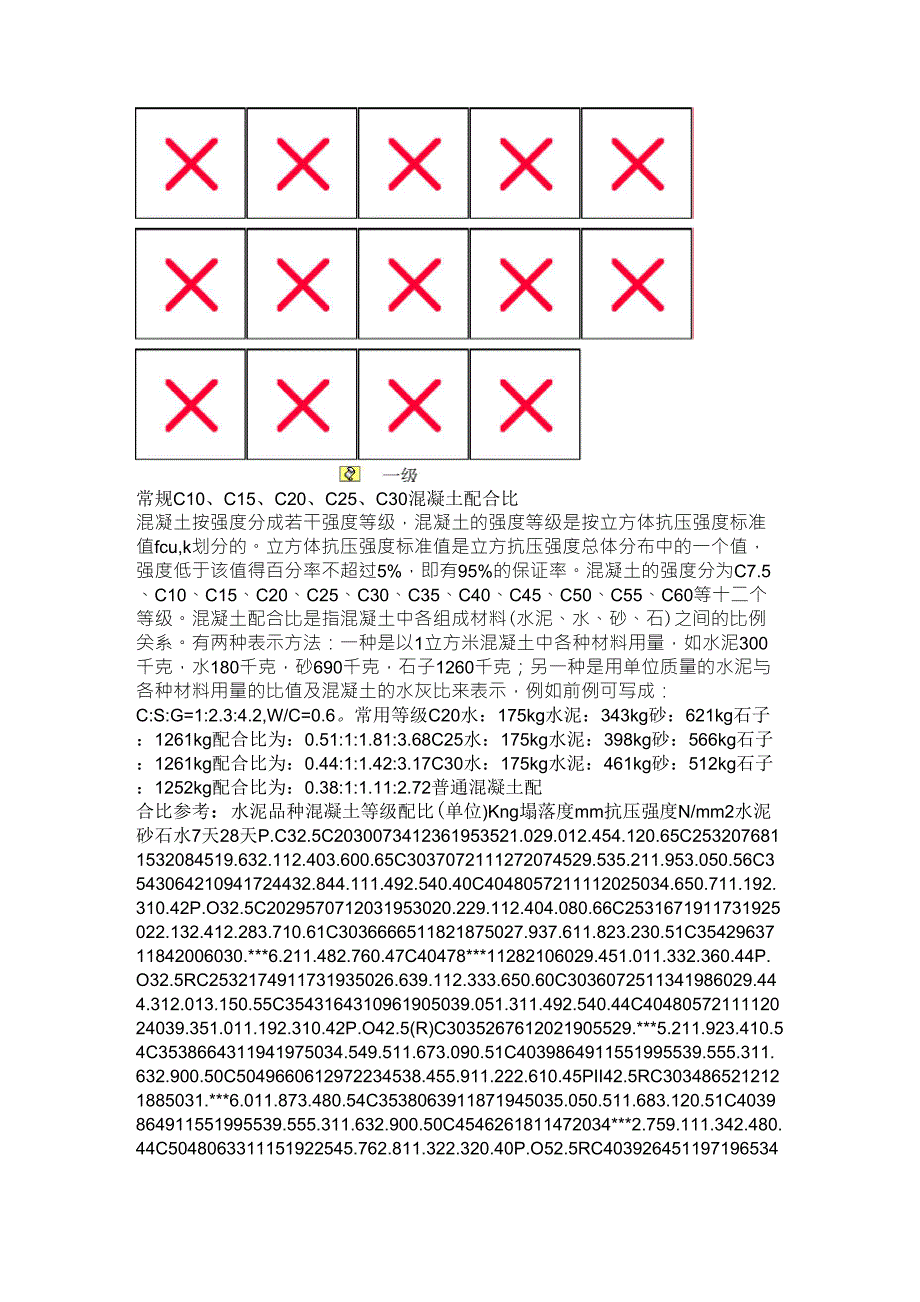 C10、C15、C20、C25、C30混凝土配合比是多少_第3页