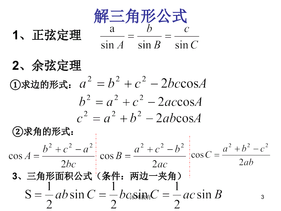 高中数学必修五总复习课件 知识点+题型(精心整理)（谷风教学）_第3页