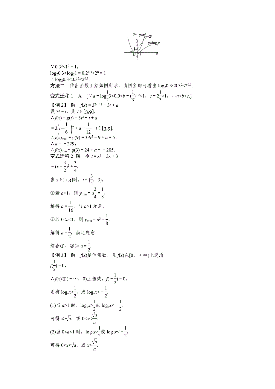 精校版人教a版数学必修一：第二章基本初等函数ⅰ章末总结含答案_第4页