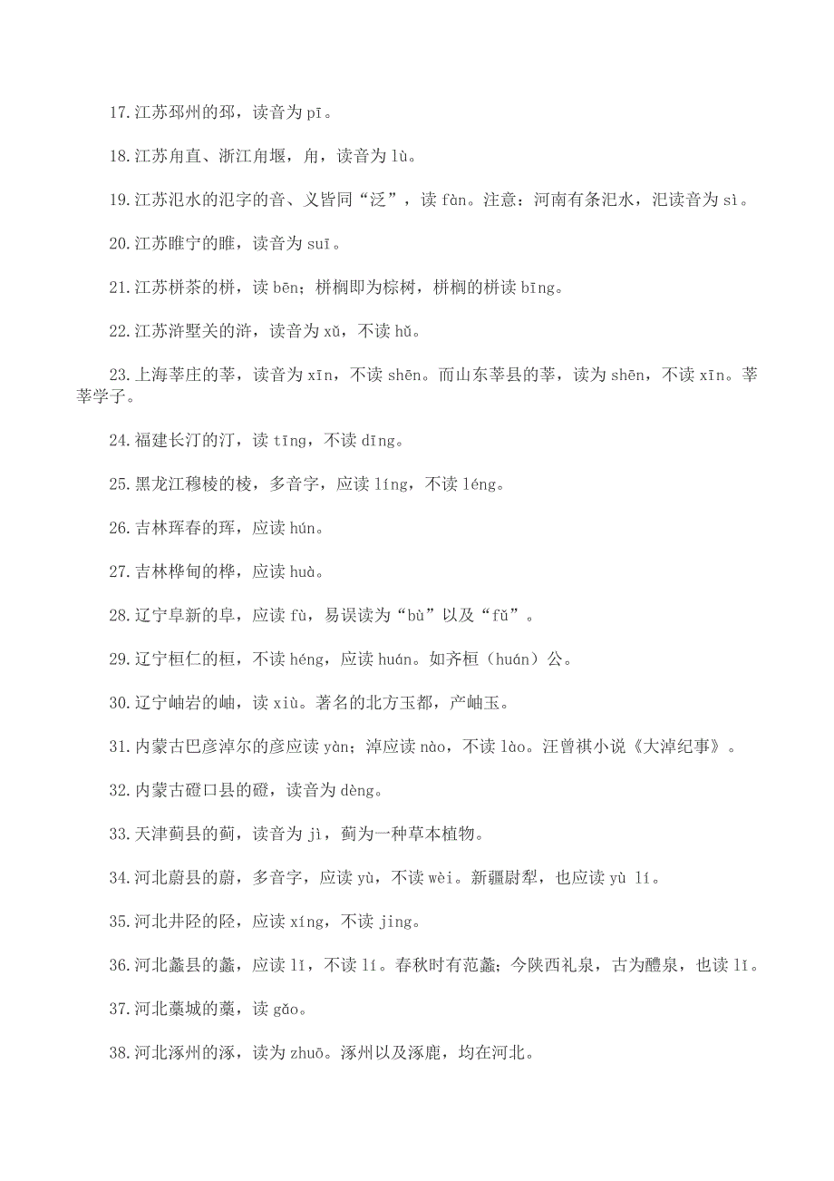 易错地名100个_第2页