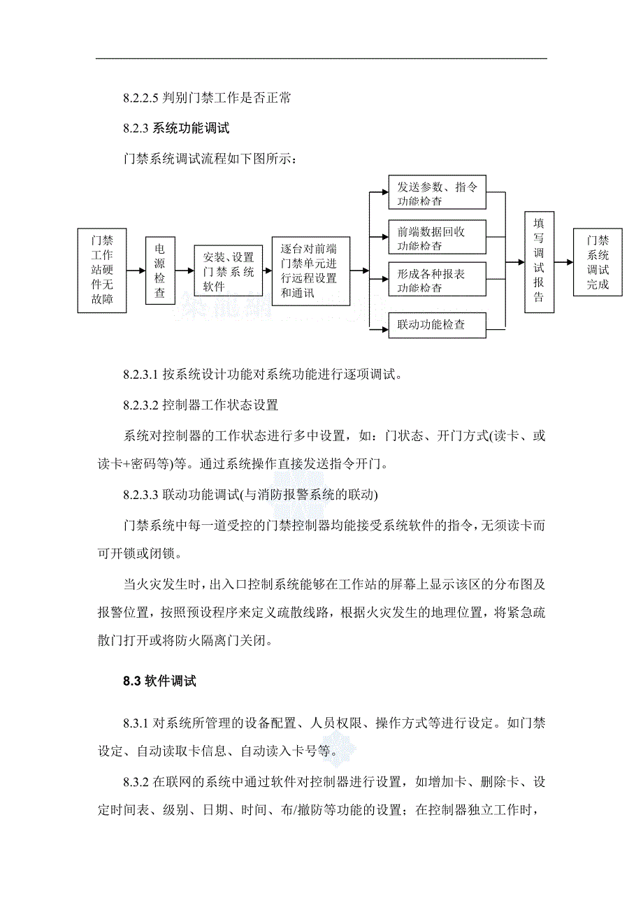 门禁管理系统施工方案及调试方案.doc_第3页