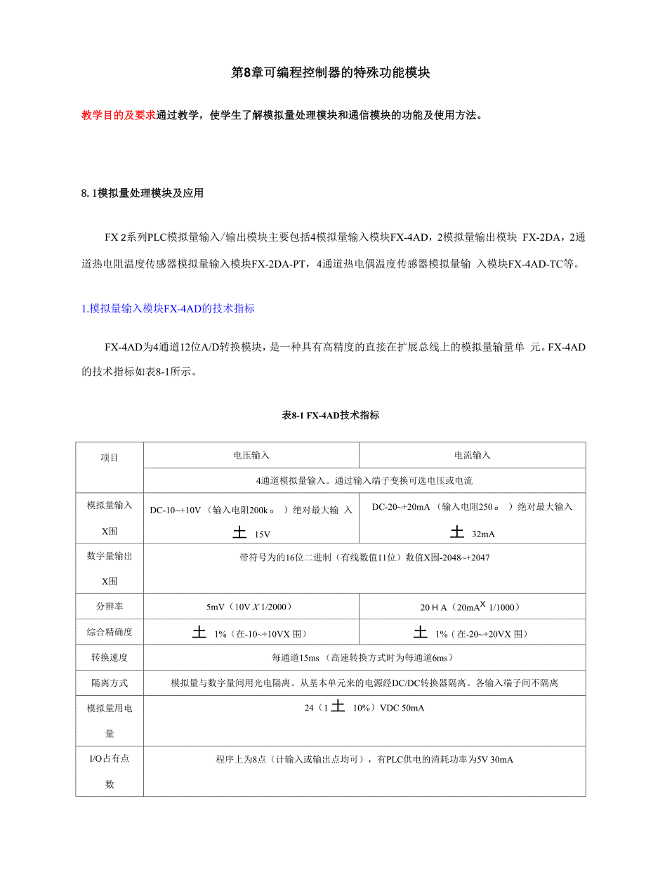 三菱模拟量模块_第1页