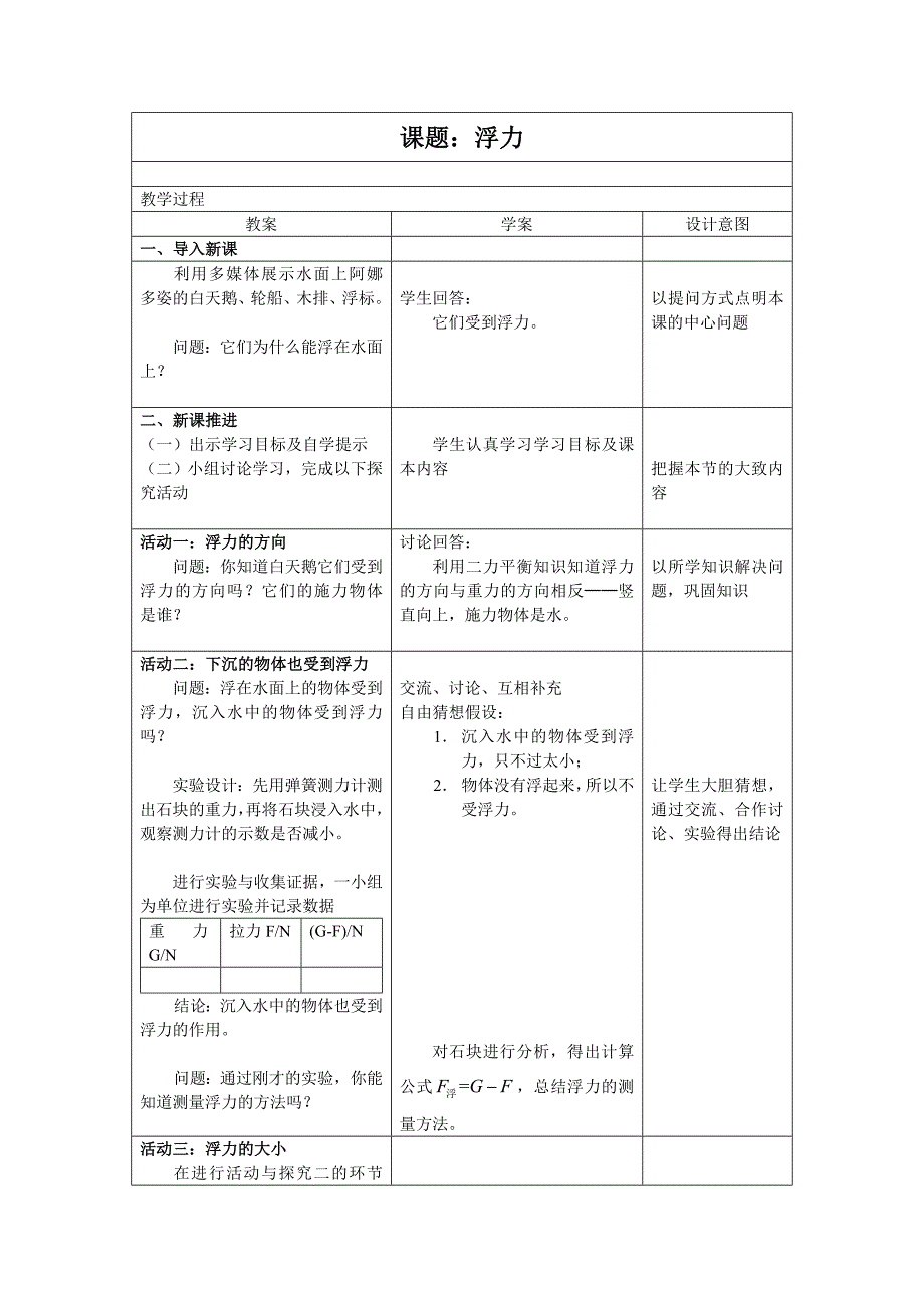 浮力教案 (2)_第1页