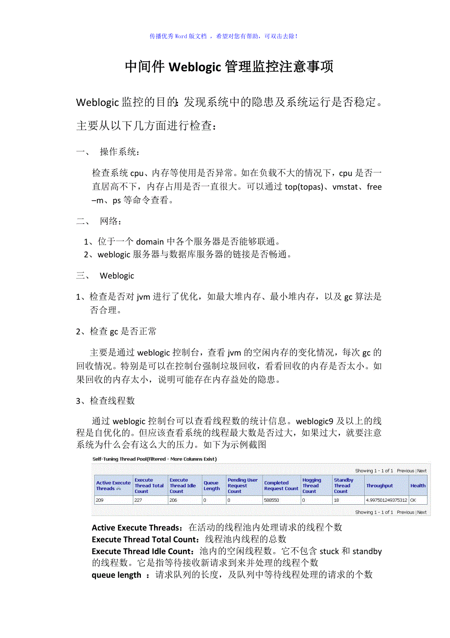 Wlsweblogic管理监控Word版_第1页