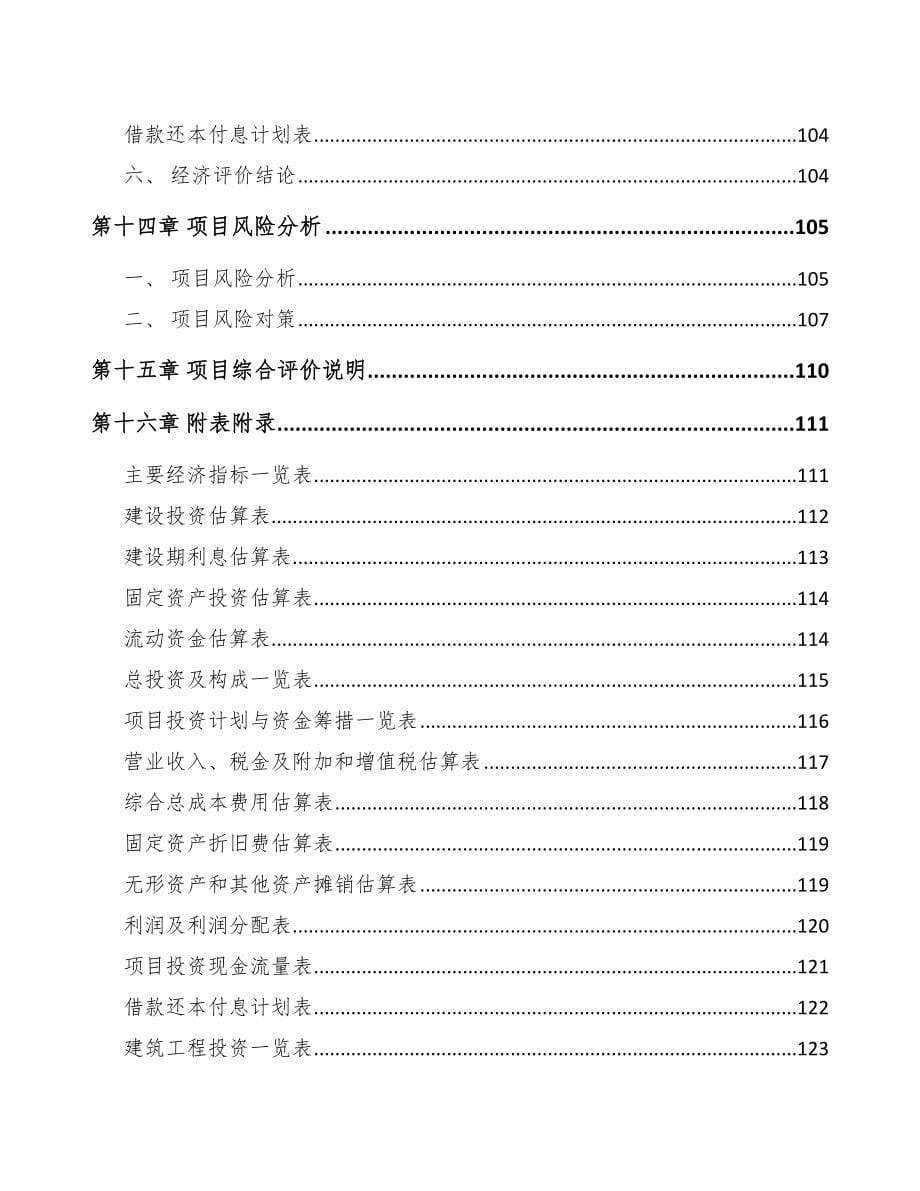 某某某输配电测试设备项目可行性研究 报告_第5页