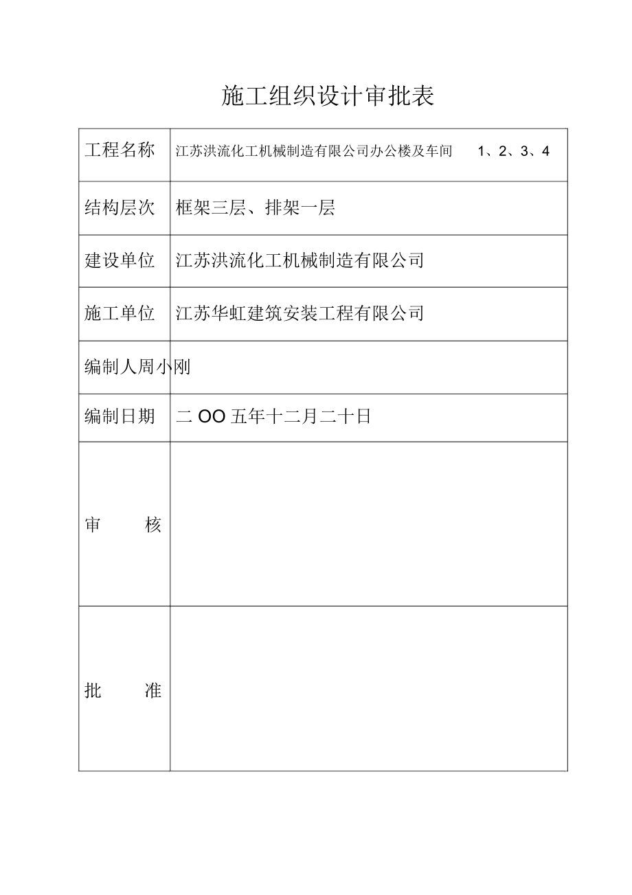 洪流化机施工组织设计_第2页