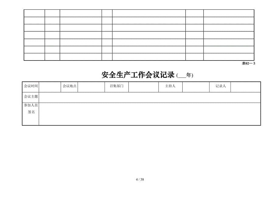 2018小型露天矿山企业安全生产管理台账_第5页