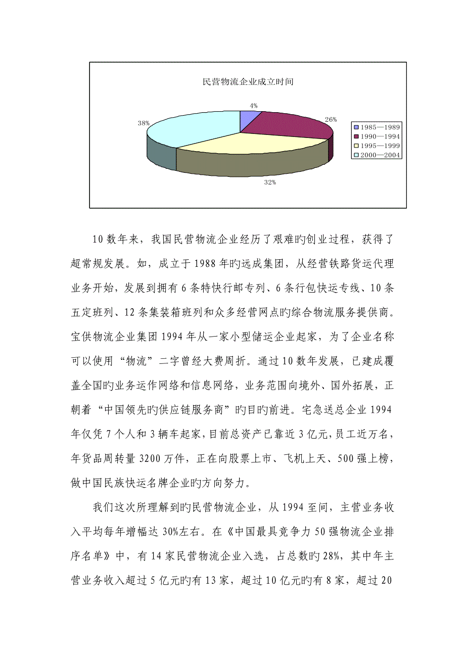 我国民营物流企业发展调查报告_第3页