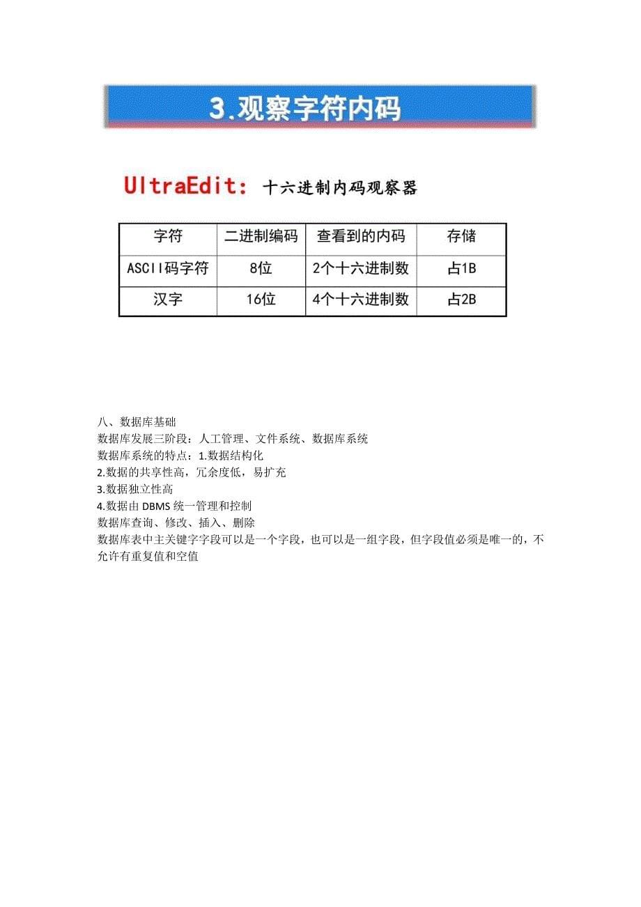 江西信息技术高考知识点汇总_第5页