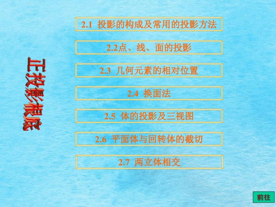 投影的形成及常用的投影方法ppt课件_第1页