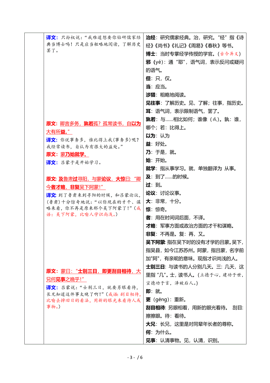 （参考）《孙权劝学》教学设计_第3页