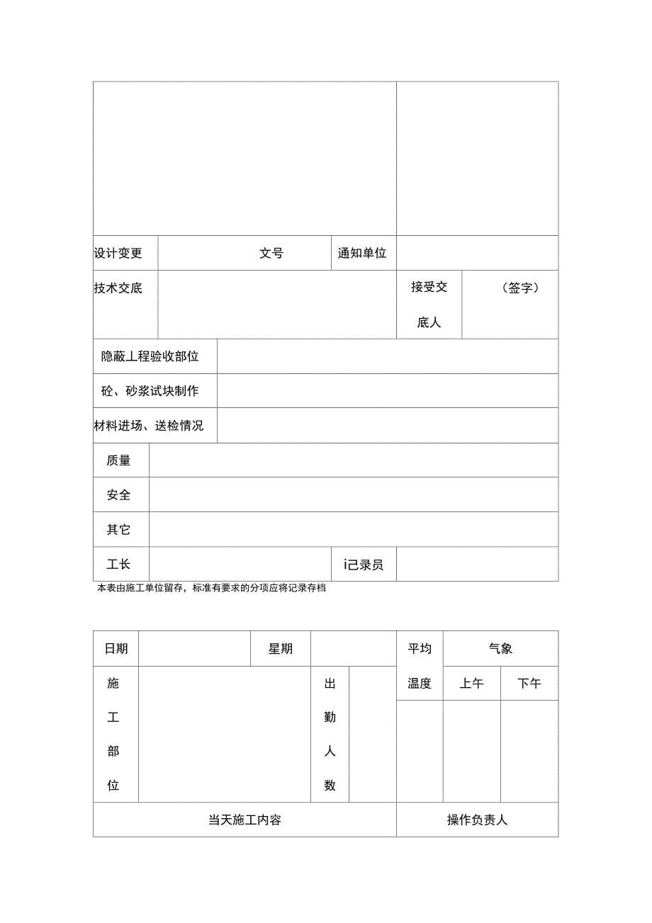 施工日志表格版_第5页