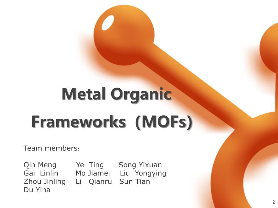 金属有机框架(MOFs)的合成和应用_第2页