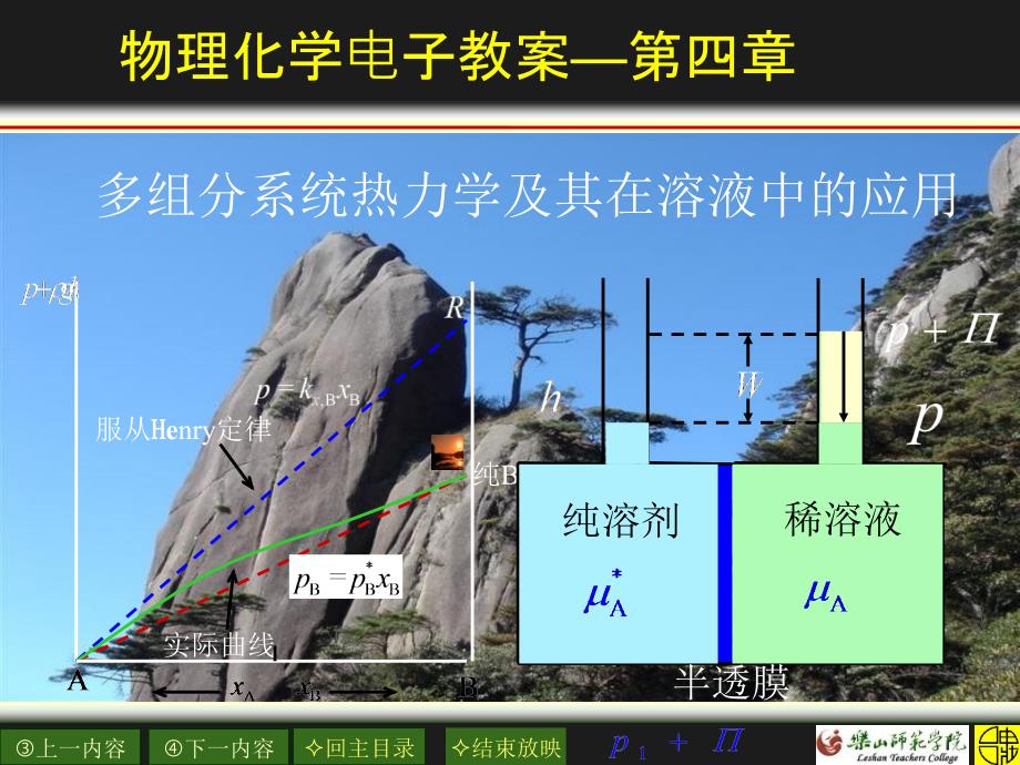 多组分系统热力学及其在溶液中的应用_第1页