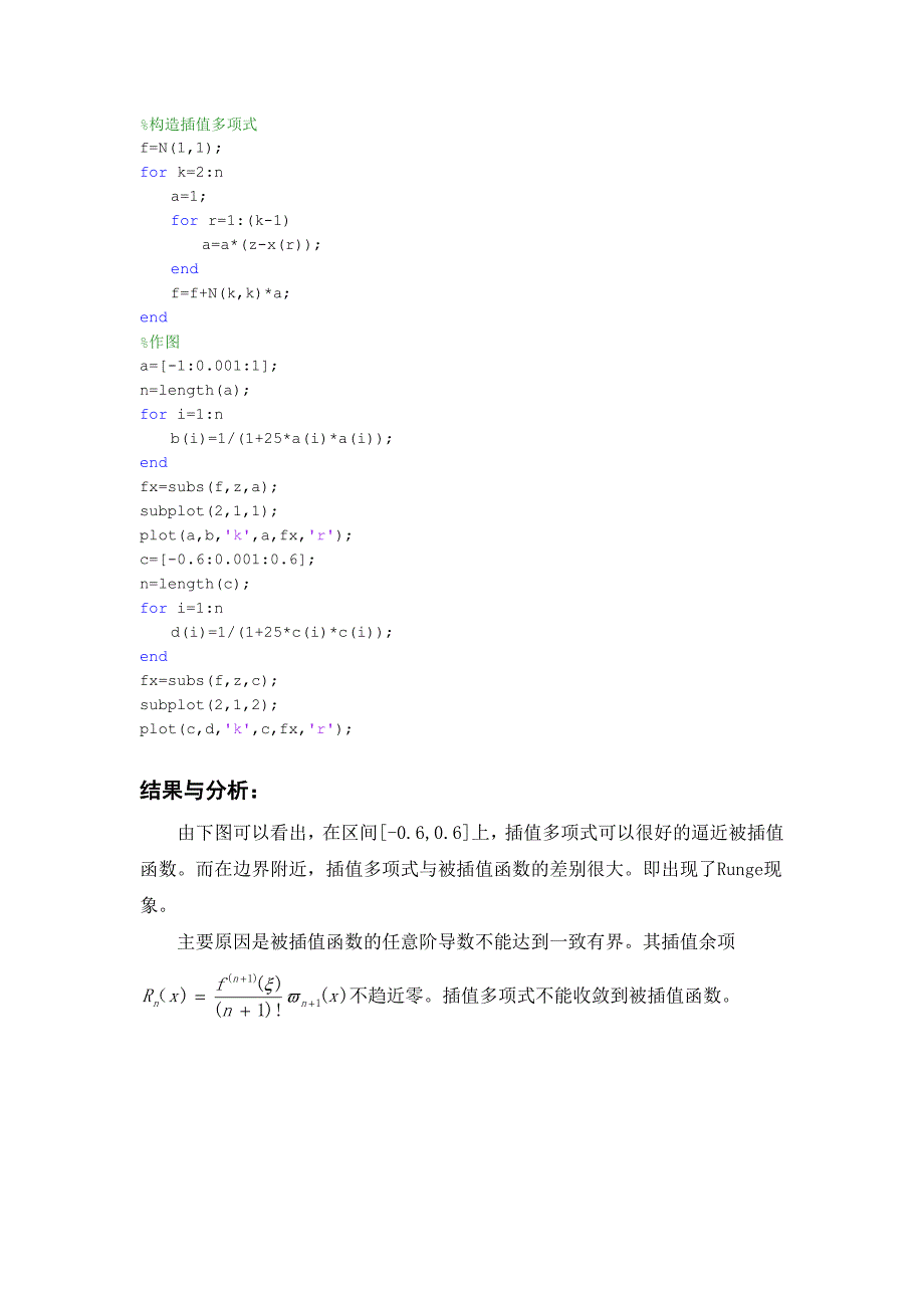 插值法-第二次程序题_第2页