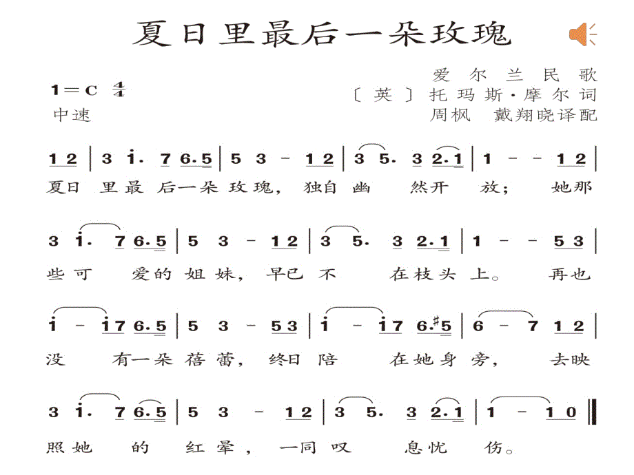 夏日的最后一朵玫瑰课件_第4页