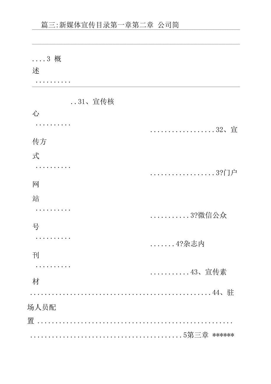 新开企业宣传策划方案_第5页