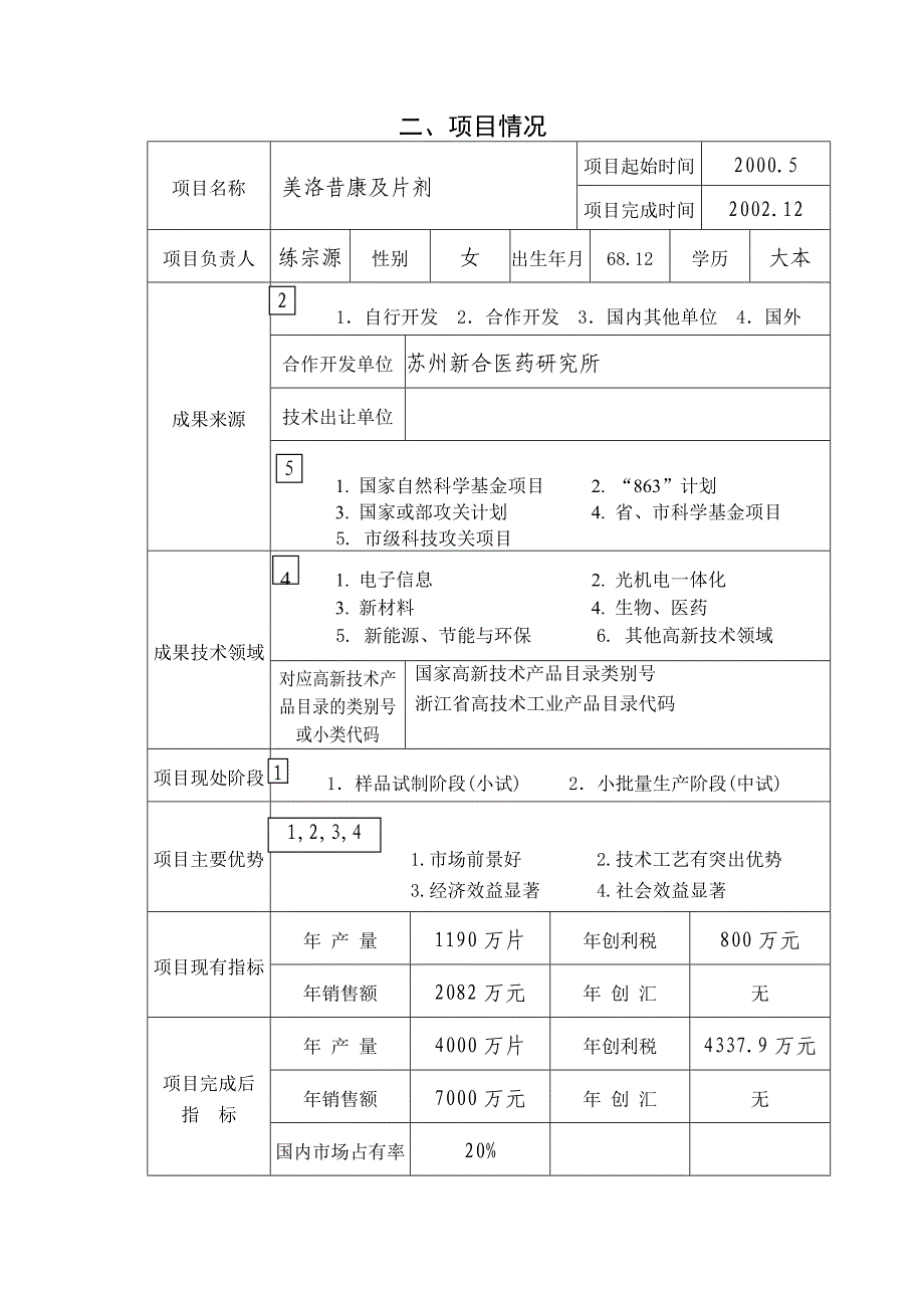 高新技术成果转化项目-美洛昔康.doc_第4页