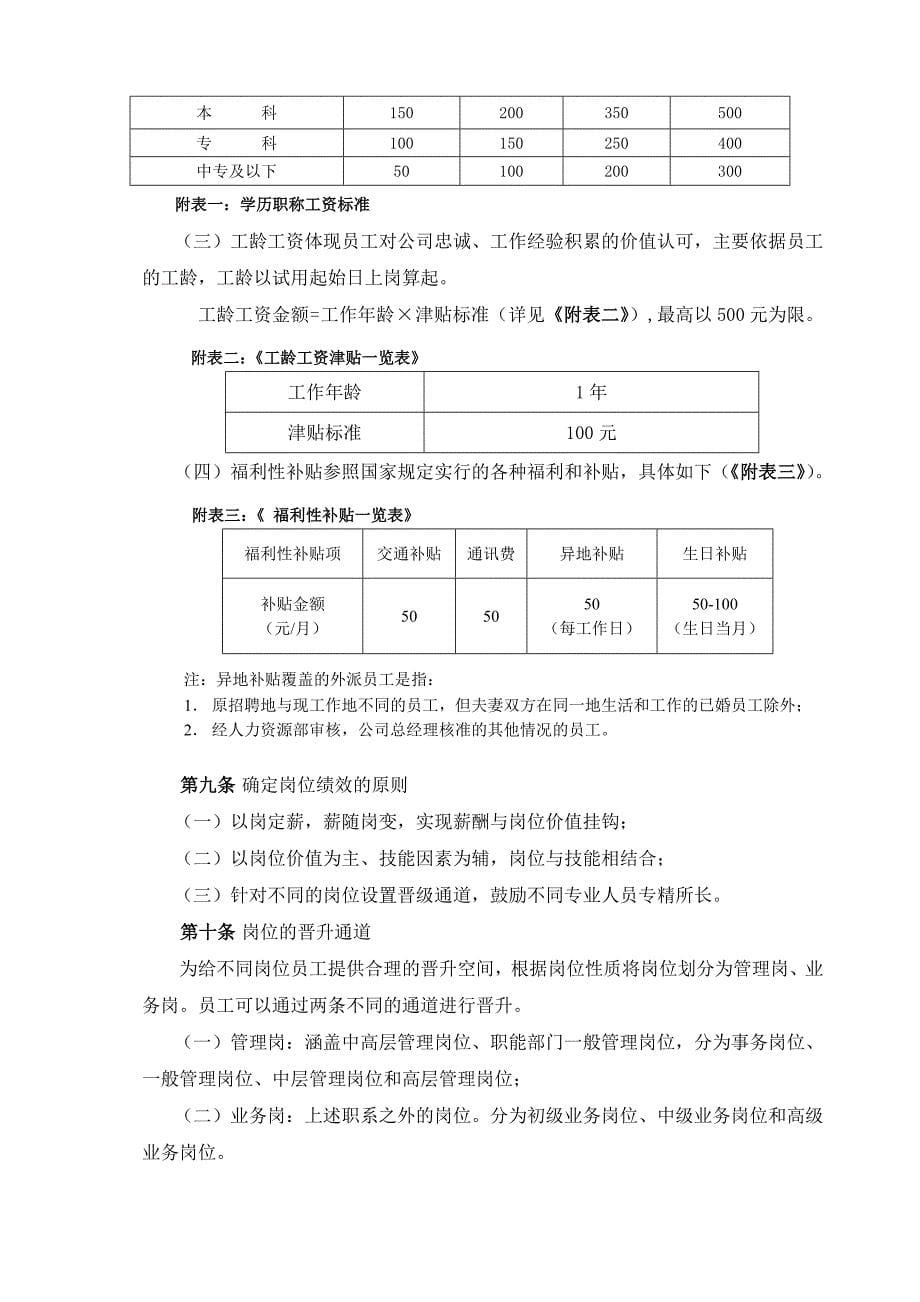 小公司薪酬制度_第5页